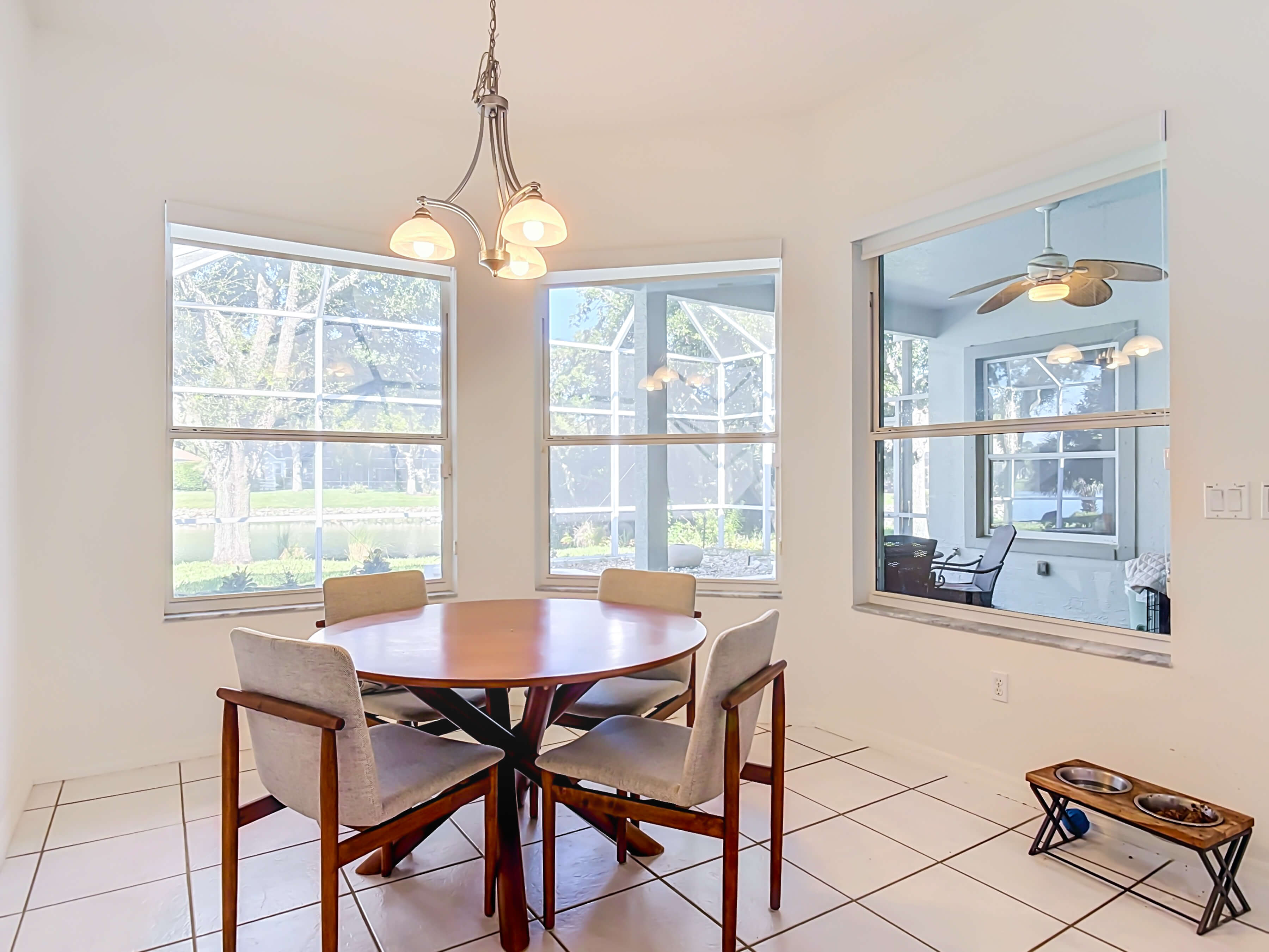 Breakfast nook at 14 Egret Drive