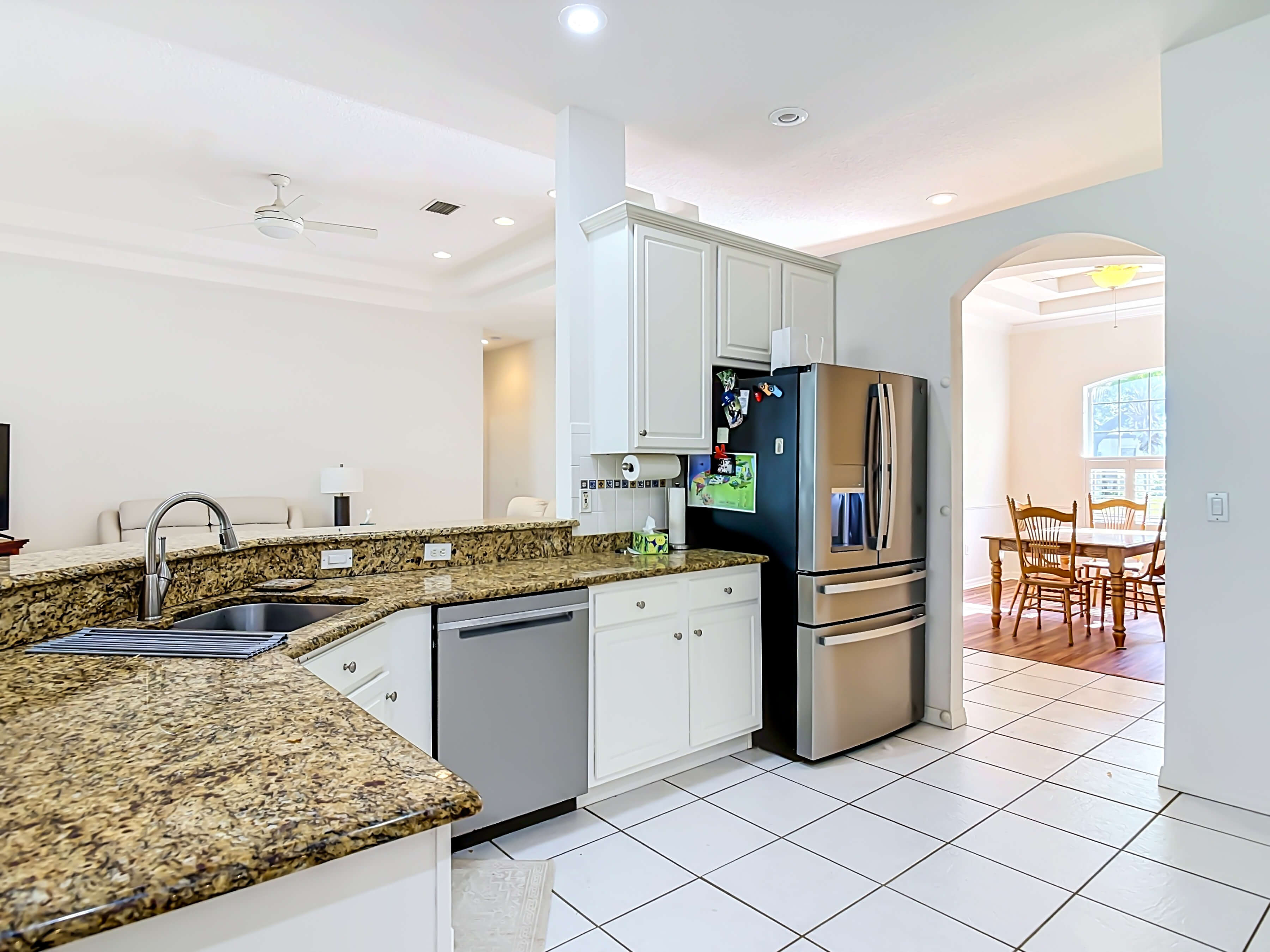 Kitchen, additional angle, at 14 Egret Drive