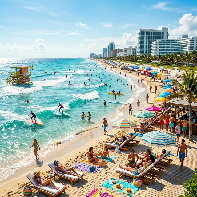 Fun Beach Recreation in Northeast Florida