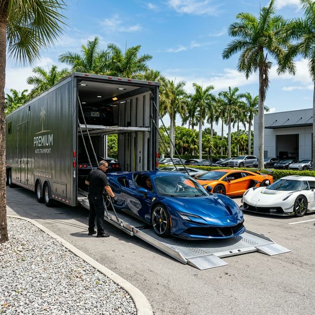 Luxury Vehicle Auto Transport Trailer